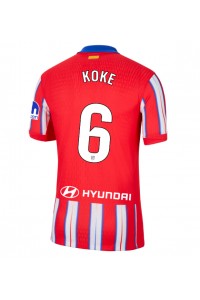 Atletico Madrid Koke #6 Voetbaltruitje Thuis tenue 2024-25 Korte Mouw